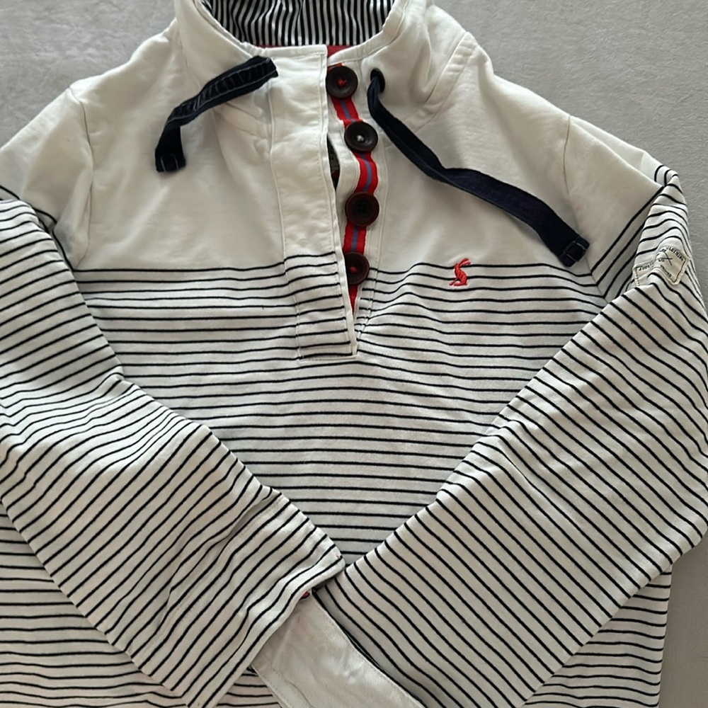 Joules nautical striped sweatshirt . Size small